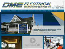 Tablet Screenshot of dmeelectrical.com